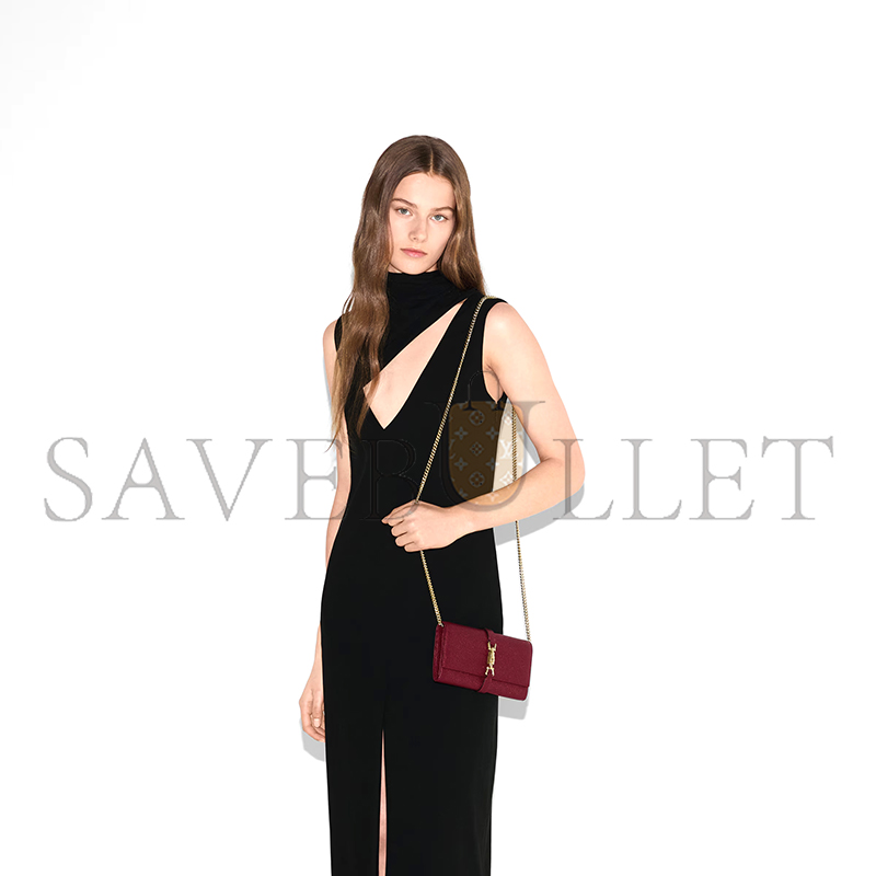 GUCCI  JACKIE 1961 WALLET ON CHAIN 652681 (19*10*3.5cm)